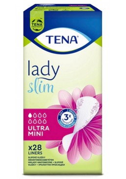 Ультратонкі урологічні прокладки Tena Lady Slim Ultra Mini, 1 крапля, 28 шт.